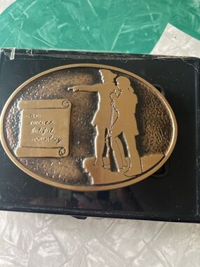 Vintage Solid Bronze 182 of 6,000 Buckles